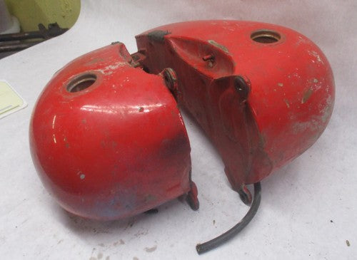 Harley Davidson Shovelhead Softail 5 Gallon Split Bob Red Gas Fuel Tan