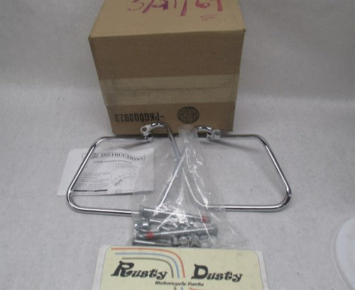 Harley Davidson Genuine NOS Chrome Saddlebag Support Kit Dyna FXD 08+