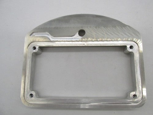 Harley Chopper KustomWerkz Machined Taillight License Plate Bracket 76
