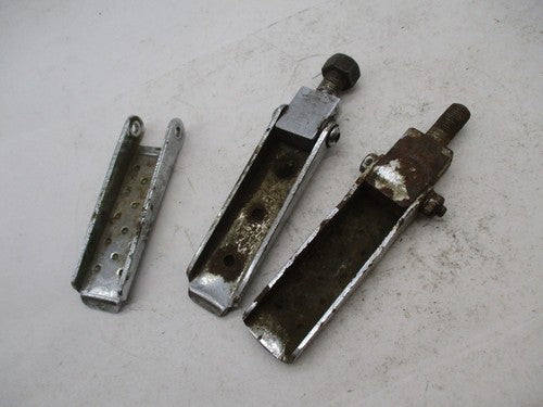 Lot of 3 Harley Davidson Chopper Flat Style Foot Pegs Foot Rests