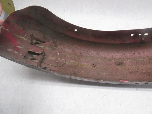 Harley Davidson Genuine Shovelhead Maroon 7" Rear Fender w/ Guide 97 L