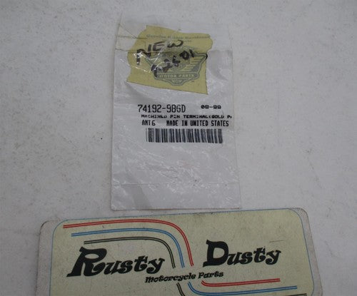 Harley Davidson Genuine NOS Gold Machined Terminal Pin 74192-98GD