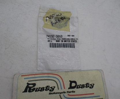 Harley Davidson Genuine NOS Gold Machined Terminal Pin 74192-98GD