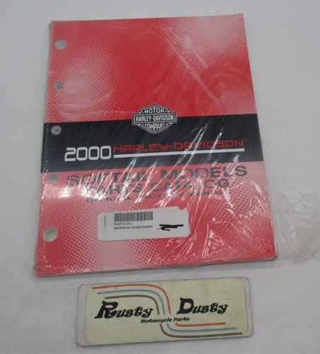 Harley Davidson Official Factory 2000 Softail Models Parts Catalog 994