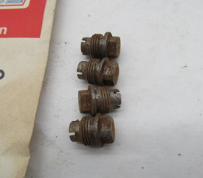 Lot of 4 Triumph Oil Pump Body Plug Screws TR5 3TA 5T 6T TR6 TR7 T120