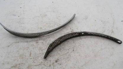 Pair of BSA Triumph Air Scoops Gauze Leading Shoe Brake Plate 37-3444