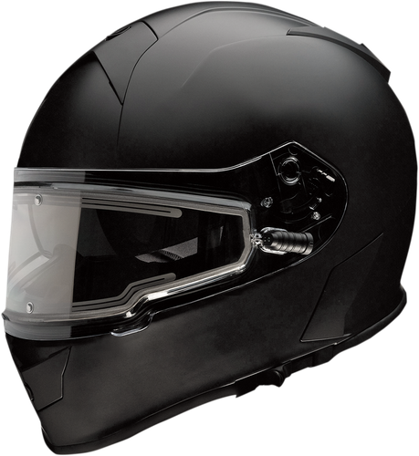 Z1R Warrant Snow Helmet Electric Shield Flat Black Sm 0121-1288