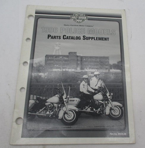 Harley Davidson Official NOS 1996 POLICE Models Part Catalog Supplemen
