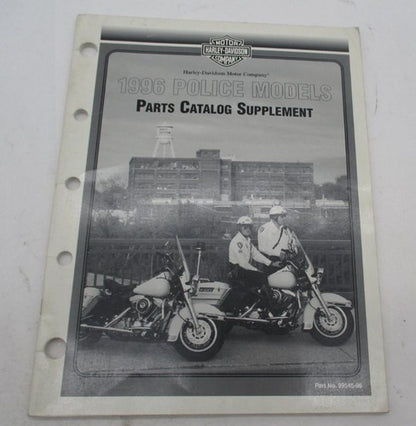 Harley Davidson Official NOS 1996 POLICE Models Part Catalog Supplemen