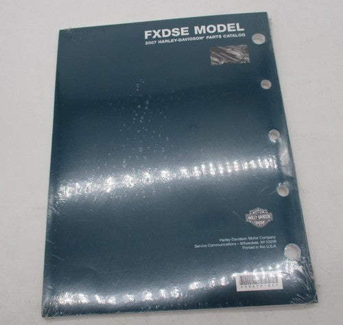 Harley Davidson Official Factory 2007 Super Glide FXDSE Parts Catalog