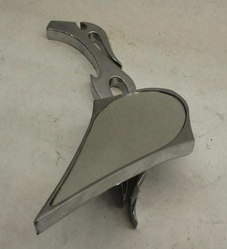 Right Side Custom Flame Chopper Mirror Chrome Harley
