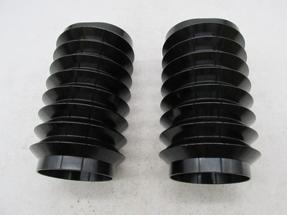 Pair of Harley Arlen Ness FLT FLHR FLST Black Metal Fork Gaiters Cover