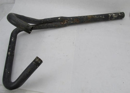Vintage Triumph BSA British Motorcycle Black 2-into-1 Exhaust w/ Heade