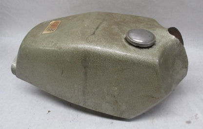Vintage ARHMA Racing Cafe Racer Fiber Glass Gas Fuel Tank Silver Spark