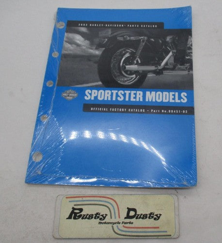 Harley Davidson Official Factory 2002 Sportster Model Parts Catalog 99