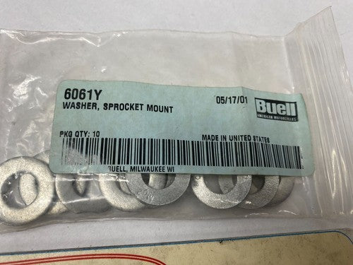 Harley Buell Genuine Sprocket Mount Washers 6061Y Lot (10)
