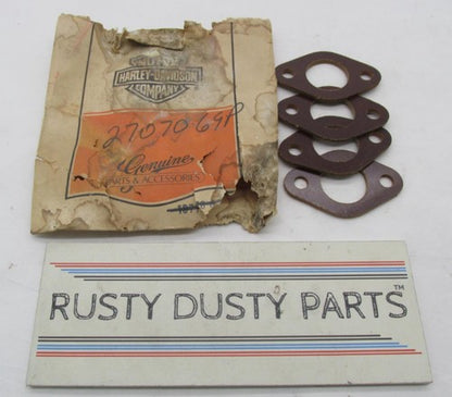 Lot of 4 Harley-Davidson Genuine NOS Aermacchi Carburetor Spacers 2707