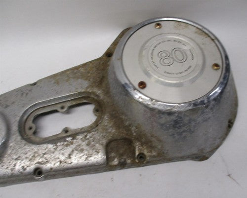 Harley Shovelhead Primary Cover 60506-77 w/ 80 Cubic Inch 3 hole Derby