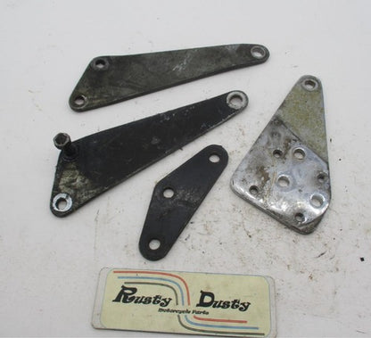 Lot of Harley Davidson Foot Peg Highway Peg Mounting Brackets Shovelhe