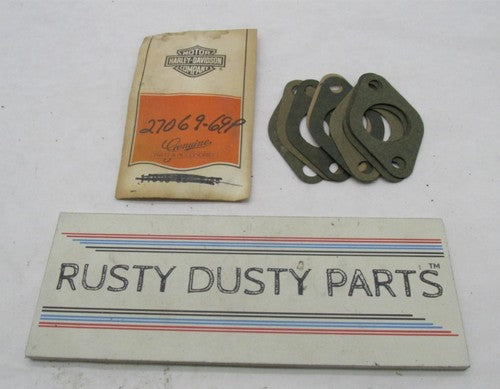 Lot of 9 Harley-Davidson Genuine NOS Aermacchi Intake Manifold Gaskets