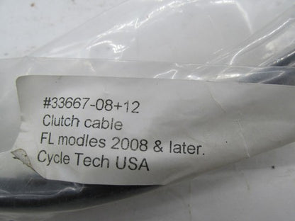 Cycle Tech Harley Davidson FL 2008 & Late Clutch Cable 33667-08 +12"