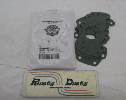 Lot of 9 Harley Davidson Oil Pump Cover Gaskets 26256-52