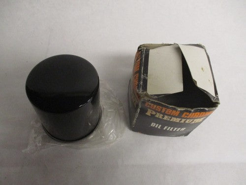 Custom Chrome Harley Davidson Premium Oil Filter Black 25-542