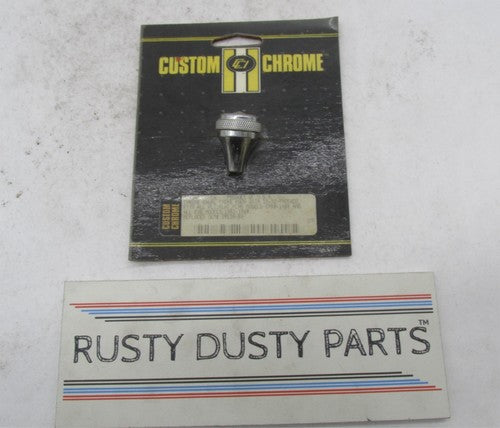 Harley Custom Chrome FLT Knurled Choke Knob with 10-32 Threads 37-305