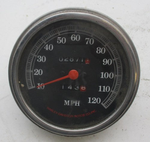 Harley Davidson Nippon Seiki Shovelhead Japan Speedometer Speedo 0-120