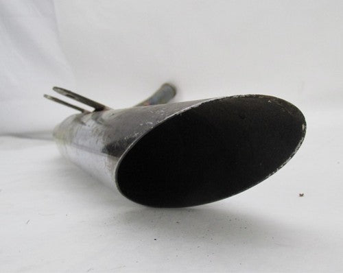 Harley Davidson Rear Cylinder Chrome Slash Cut Exhaust Header & Muffle