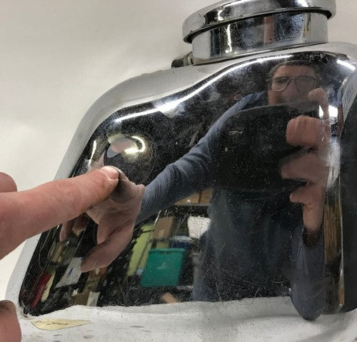 HARLEY DAVIDSON XLH SPORTSTER IRONHEAD Chrome OIL TANK BAG CAN