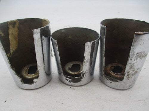 Mixed lot of 3 Harley Davidson Chrome Shock Tower Stud Covers Caps Mul