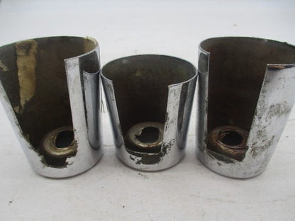 Mixed lot of 3 Harley Davidson Chrome Shock Tower Stud Covers Caps Mul