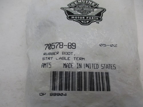 Lot of 8 Harley Davidson Genuine NOS Battery Cable Rubber Boots 70578-