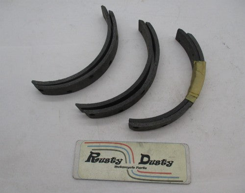 Pair of 2 Harley Davidson V-Twin Drum Brake Pad Linings Shoes 4114-14