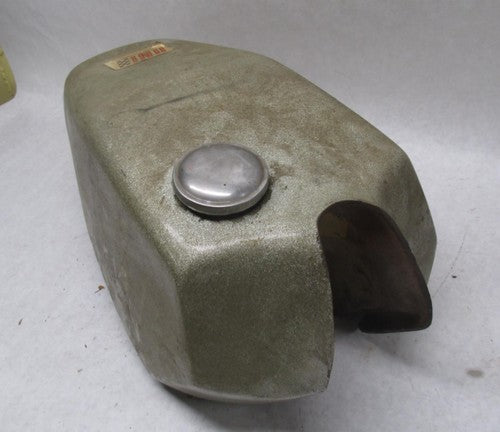 Vintage ARHMA Racing Cafe Racer Fiber Glass Gas Fuel Tank Silver Spark
