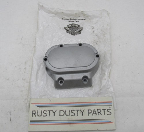 Harley Davidson Genuine NOS 5 Speed Silver Transmission Side Cover 370