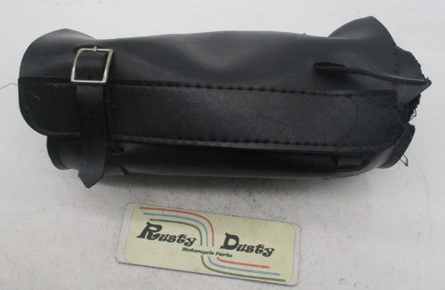 Universal Motorcycle Harley Pleather Fake Leather Fork Tool Bag Pouch