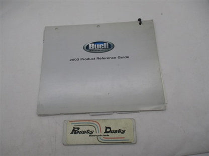Harley Buell Genuine Dealership Sales 2003 Product Reference Guide
