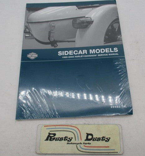 Harley Davidson Official 1995-2005 Sidecar Models Service Manual 99485