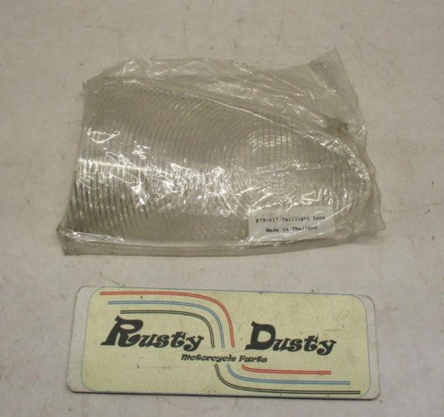 Custom Chrome Harley Davidson Tail Light Clear Lens 79-017