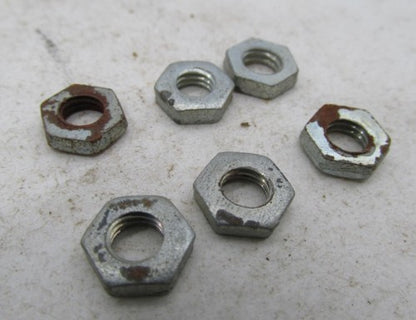 Lot of 6 Harley-Davidson Genuine NOS Aermacchi Hex Nuts 6565P