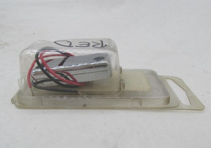 Universal Motorcycle Harley Chrome Red Step LED Light 003-4200 BR230-C