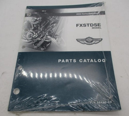 Harley Davidson Official Factory 2003 FXSTDSE Parts Catalog 99430-03