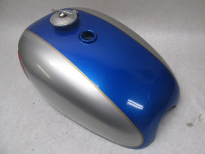 Original Repainted BSA Blue Silver Catalina Gas Fuel Tank Gold Star w/