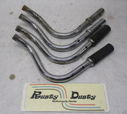 Lot of (4) Harley Ironhead Sportster Left Side Buckhorn Handlebars XLH