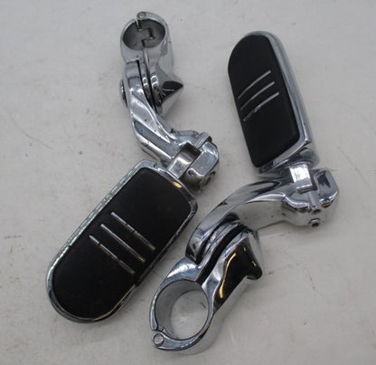 Harley Davidson Pair of Streamliner Highway Pegs with Engine Guard Cla