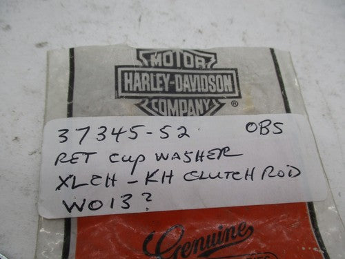 Lot of 13 Harley Davidson Genuine NOS Retainer Clutch Rod Cup Washers