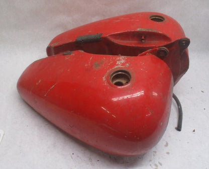 Harley Davidson Shovelhead Softail 5 Gallon Split Bob Red Gas Fuel Tan