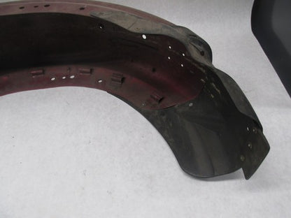 Harley Davidson Genuine Shovelhead Maroon 7" Rear Fender w/ Guide 97 L